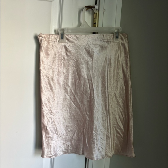 Babaton Blush Satin Midi Skirt - Picture 1 of 4